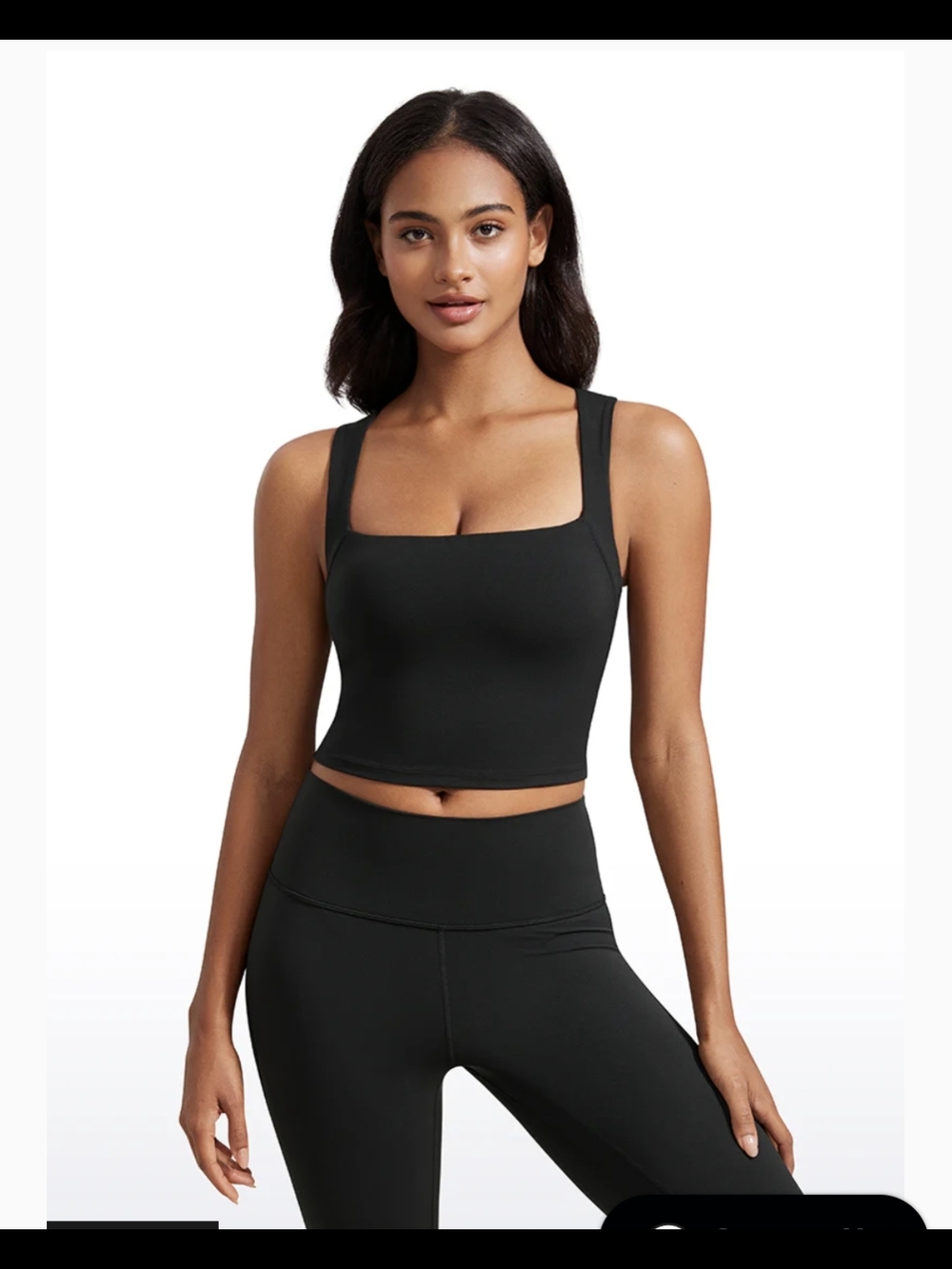 CRZ Yoga Butterluxe Built in Bra Longline Tank